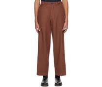 Brown Wide Trousers