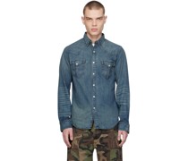 Indigo Western Denim Shirt