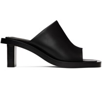 Black Cube Sandals