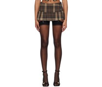 SSENSE Work Capsule – Brown Miniskirt