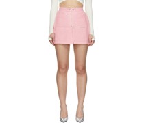 Pink Moto Mini Skirt