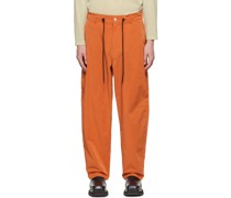 Orange Jeremyz Shell Trousers