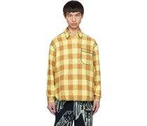 Yellow & Brown Check Shirt