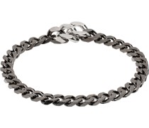 Gunmetal Curb Chain Bracelet