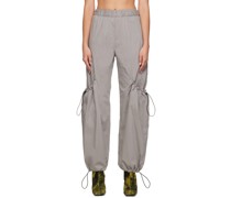 Gray Bungy Trousers