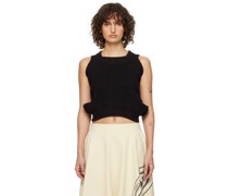 Black Cutout Vest