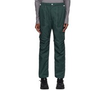 Green Technical Cargo Pants