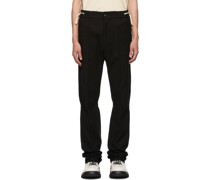 Black Knit Trousers
