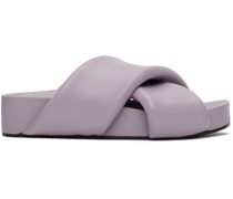 Purple Padded Slides
