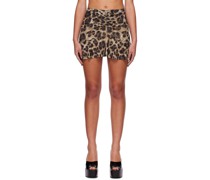 Brown Alva Miniskirt