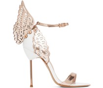 White Evangeline Heeled Sandals