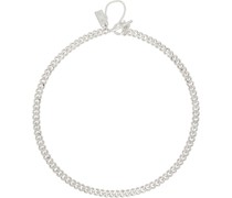 Silver Spliced Necklace