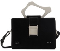 Black Suede Solely Box Bag