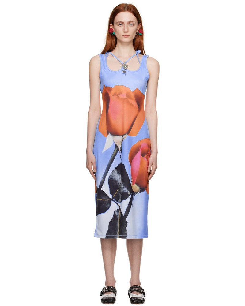 CHOPOVA LOWENA Damen SSENSE Exclusive Multicolor Mars Midi Dress