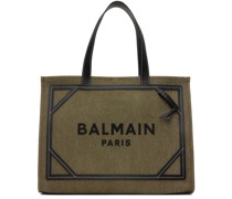 Khaki & Black Medium B-Army Shopper Tote