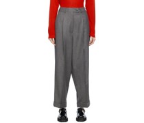 Gray Masculine Trousers