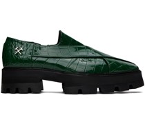 Green Chapal Loafers