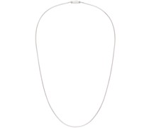 Silver Boa Chain Necklace