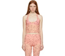 SSENSE Exclusive Pink Tulle Tank Top