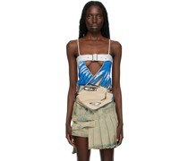 SSENSE Exclusive Blue Anime Tank Top