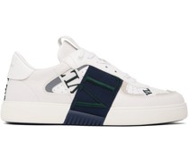 Off-White & Navy VL7N Sneakers