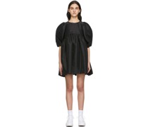 Black Taffeta Mathilde Dress