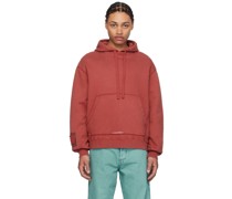 Red Garment-Dyed Hoodie