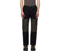 Black & Green Hiking Trousers