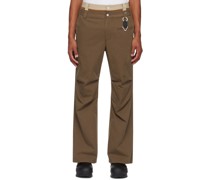 Brown Double Waist Trousers