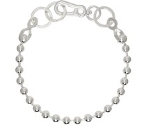 Silver Bulky Ball Choker