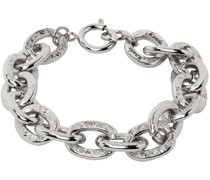 Silver Scroll Chain Bracelet