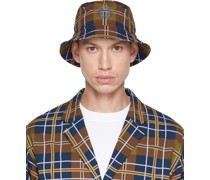 Brown & Navy Nanamica Edition Crest Bucket Hat