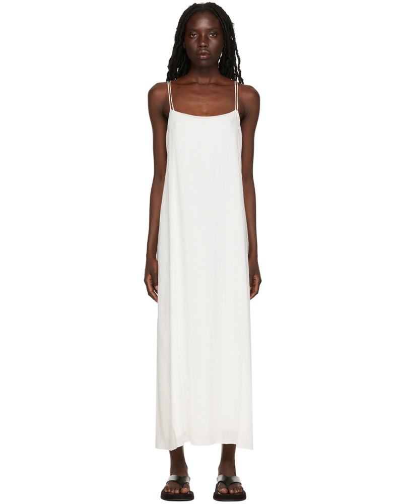 The Row Damen SSENSE Exclusive White Kula Maxi Dress