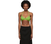 Green Knit Tank Top