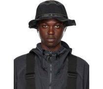 Black JQ Tape Bucket Hat
