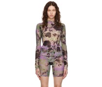 Green & Purple Halcyon Blouse