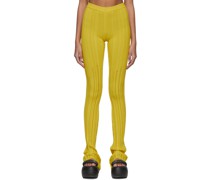Yellow Viscose Trousers