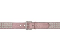 Pink Studded Belt
