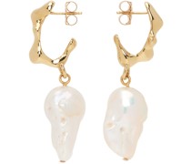 Gold Seep Baroque Earrings