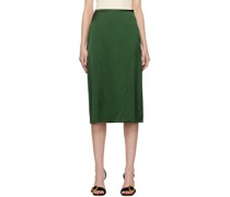 Green 'La Jupe Notte' Midi Skirt