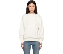 Off-White Embroidered Sweatshirt