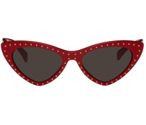 Red Cat-Eye Sunglasses