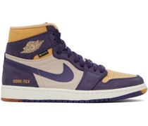 Purple & Yellow Air Jordan 1 High Element Sneakers