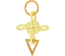 Yellow Lambskin Keychain