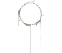 Silver & Green Aphex Necklace
