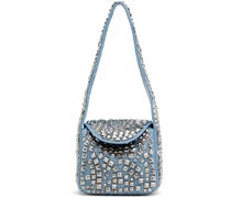 Blue & Silver Spike Small Bag