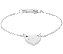 Silver Trademark Heart Bracelet