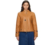 Tan Lauren Leather Jacket