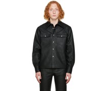 SSENSE Exclusive Black Matsy Faux-Leather Jacket
