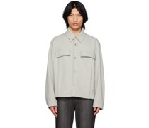 Gray Pocket Jacket